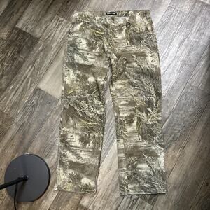 Realtree Camo Jeans Pants Men's Size 38x32 Camouflage Hunting Streetwear Pants